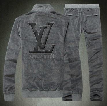 louis vuitton grey sweatpants|Louis Vuitton jogger suit.